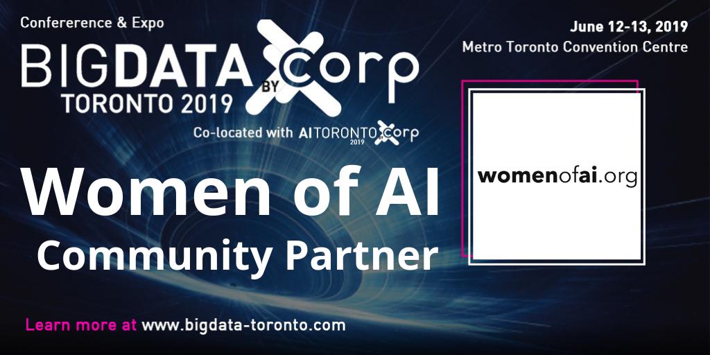 We're excited to announce our partnership with <a href="/womenofai/">WomenofAI.org</a>! WAI is a nonprofit creating women leaders in #AI, providing resources to a global community of 1000 women seeking to grow their careers! Join founder <a href="/ericaleeai/">Erica</a> at BD &amp; AI Toronto 2019: ow.ly/Ukwv30oAHcO