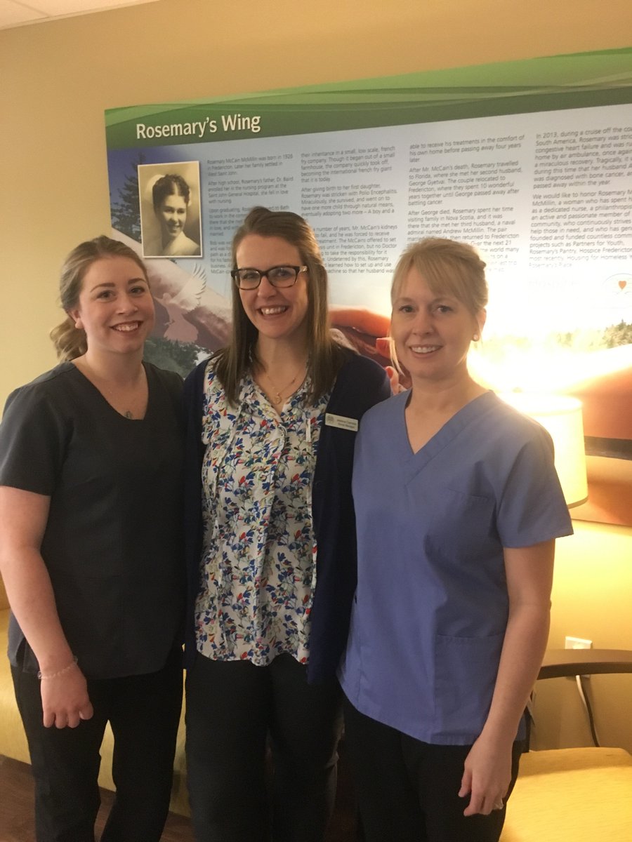 It's National Nursing Week and National Hospice Palliative Care Week! Please join us in thanking some of our incredible nursing staff for their dedication! Meet Courtney Walker, Jessica Carriere and LoriAnn Adams. Thank you for all you do!

Learn more at hospicefredericton.ca/news-events/