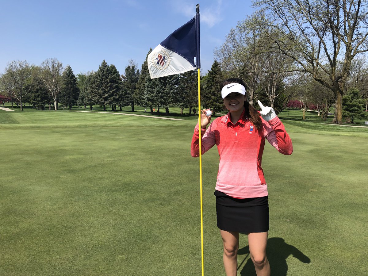 MHSBobcatGolf's tweet photo. 💥🚨 HOLE-IN-ONE!! 🚨💥

Kyra Feldman with an ace on the 115 yard seventeenth @DMGCC North Course! https://t.co/xBeHXre9tp