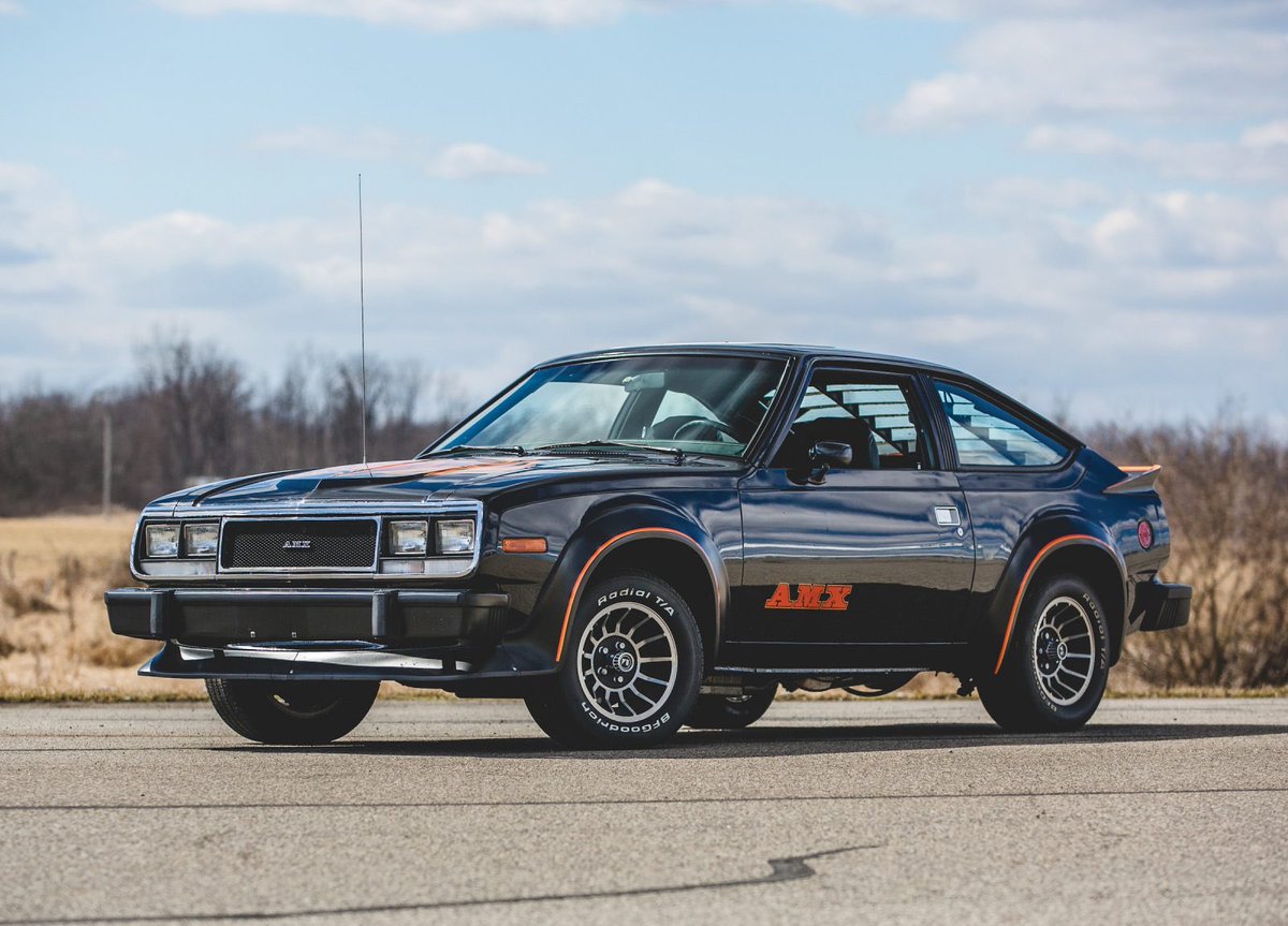 Silodrome's tweet photo. 1979 AMC Spirit AMX – The Model That Took A Class Win At The Nürburgring 24 Hour
Link: https://t.co/otSG5mSwxX
@rmsothebys #amc #amcamx #amcspirit #classiccar #vintagecar #car #carsofinstagram #cargram https://t.co/vU51nnRJnG