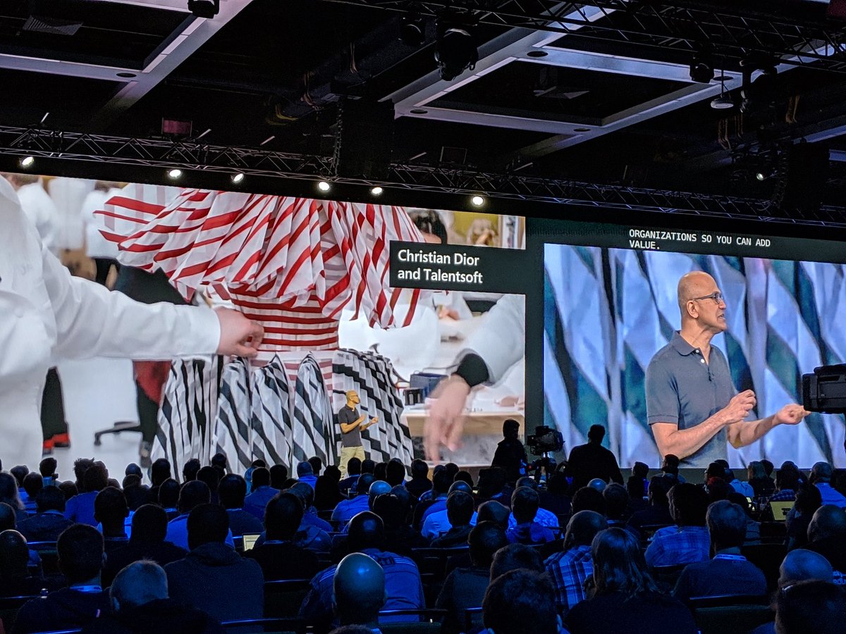 Alexandre Pachulski (@apachulski) on Twitter photo Dream coming true: <a href="/satyanadella/">Satya Nadella</a> mentioning @Talentsoft to illustrate the use of their new product #MSGraphDataConnect #MSBuild #teamwork 🙌 Dream coming true: <a href="/satyanadella/">Satya Nadella</a> mentioning @Talentsoft to illustrate the use of their new product #MSGraphDataConnect #MSBuild #teamwork 🙌
