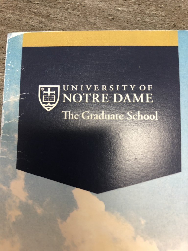 ESSteTrinite's tweet photo. On regarde un dépliant publicitaire de l’université renommée Notre-Dame et qui retrouvons-nous? Notre enseignant, M. Jean-Marie Babo. @JPGagnier https://t.co/hr0cxwX9DS