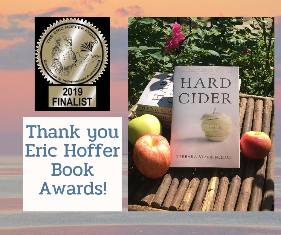 #Author thrill! #HardCider- a novel chosen as a finalist for #HofferAward. #BookBoost #bookclub #LitFic #indieauthors #womenwriters amzn.to/2Vl6Vt6