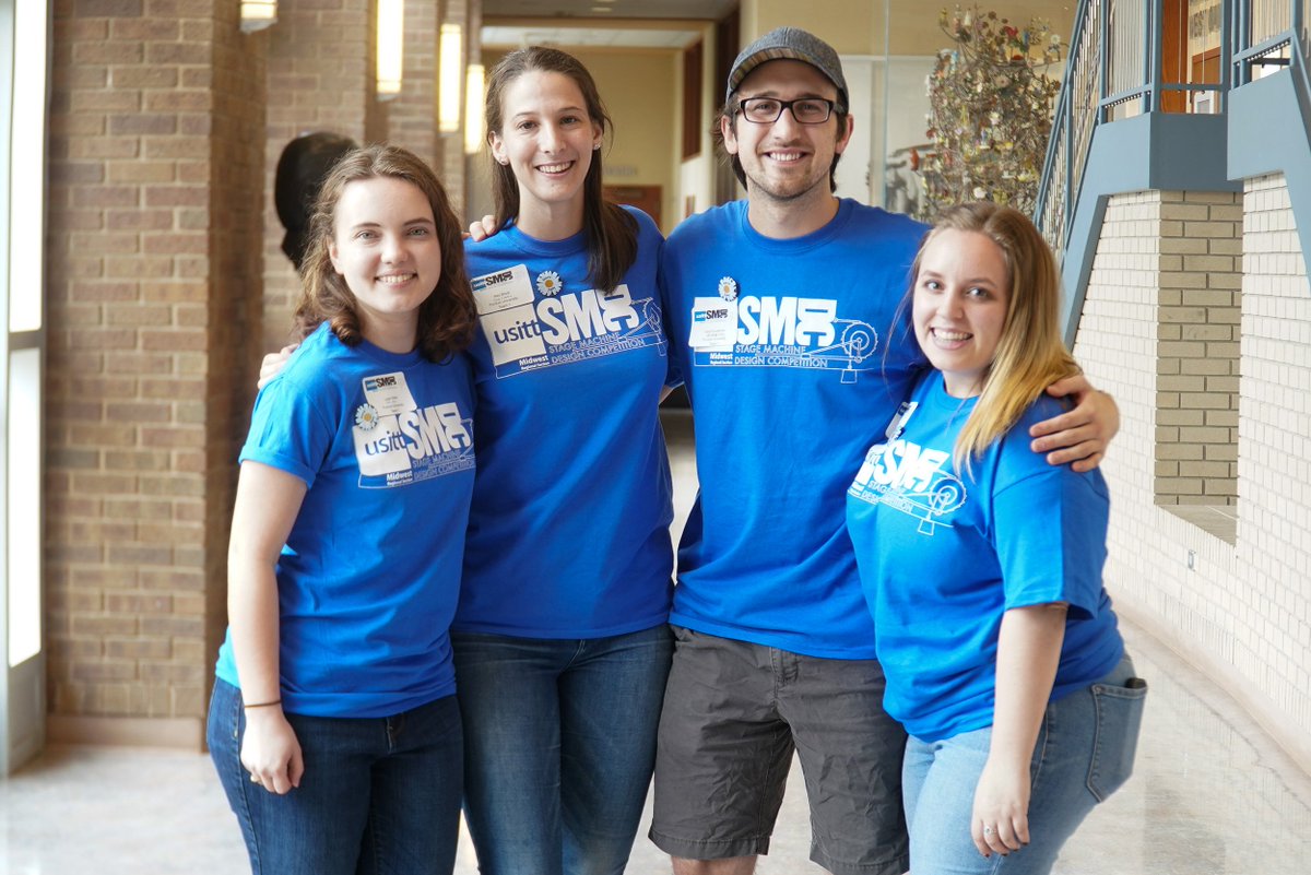 PurdueENE's tweet image. Last weekend our #MultidisciplinaryEngineering #TheatreEngineering students competed at the @usitt #midwestregion Stage Machine Design Competition in Pao @LifeAtPurdue. Both teams placed 🏆 Team1⃣ for best proposal and Team2⃣ for teamwork! More to come from @PurdueTheatre1!