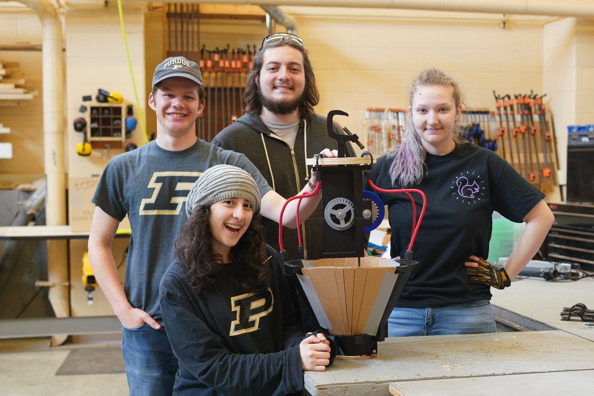 PurdueENE's tweet image. Last weekend our #MultidisciplinaryEngineering #TheatreEngineering students competed at the @usitt #midwestregion Stage Machine Design Competition in Pao @LifeAtPurdue. Both teams placed 🏆 Team1⃣ for best proposal and Team2⃣ for teamwork! More to come from @PurdueTheatre1!