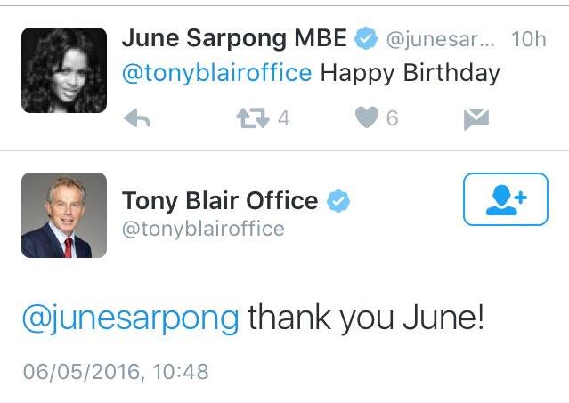 Happy birthday, Tony Blair 