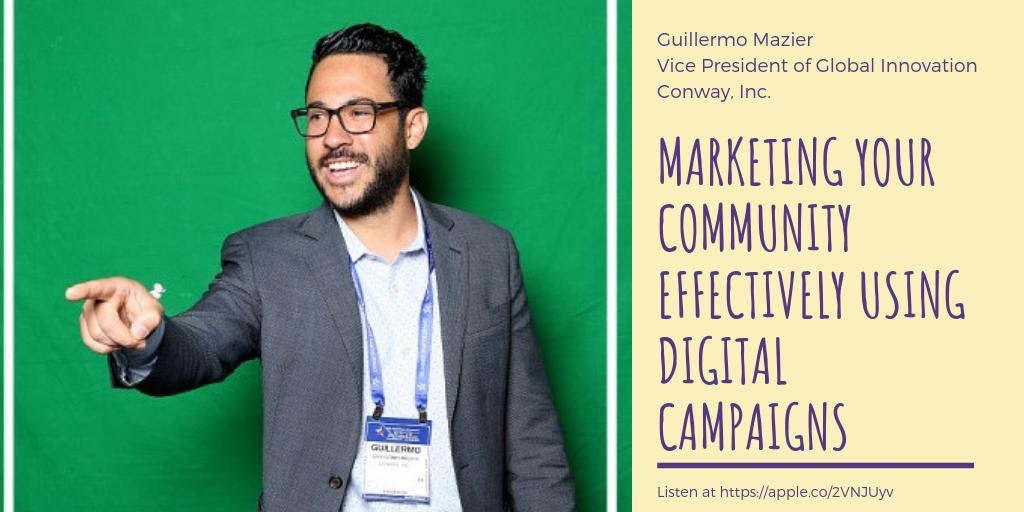medcinfo's tweet image. Are you using digital campaigns to effectively market your community? Check out this #MississippiProspects episode w/ @guillermomazier of @conwayglobal. #MSEconDevWeek  #EDW2019 
apple.co/2VNJUyv