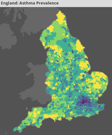 plumeplotter's tweet photo. Why do all diseases have lower prevalence around #London, including asthma and COPD, despite the high air pollution?? 😷 https://t.co/JXQcX9ZjVb https://t.co/YwBivZiAim