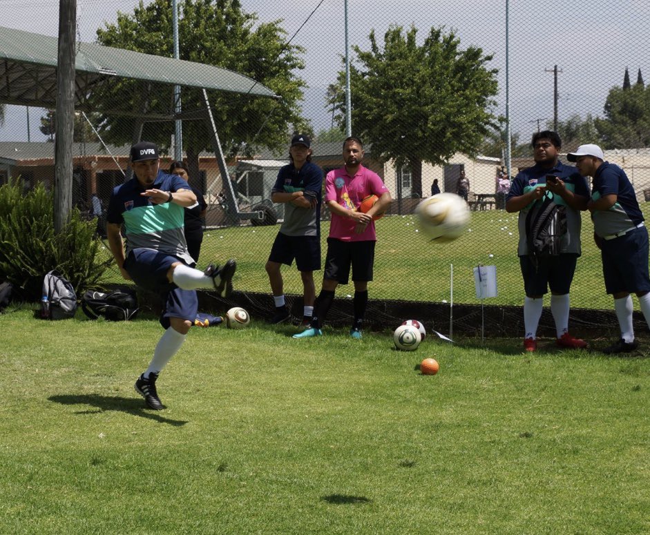 VezinaFootGolf's tweet photo. AFGL 50 Arcadia, CA with @canyoncity_fc_ @FootGolfUSA #footgolf #afgl #bistagnebros #dvfg https://t.co/XDfa7qPifB
