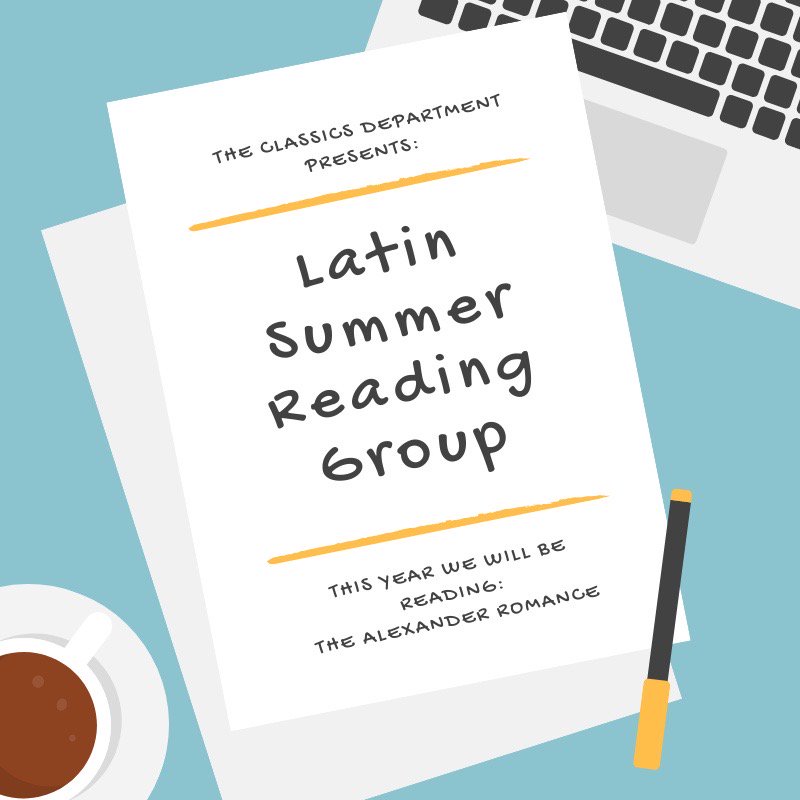 uofm_csc's tweet image. Winter term is over and what does that mean? Dr. Nau&apos;s online summer Latin reading group starts today! See the thread below for more info! #umclassics #umcsc #umanitoba