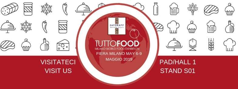 Da oggi ad 9 maggio 2019 saporapp sarà al #TUTTOFOOD2019 . #milano #foodexport #Export esperienza sensoriale di gusto.