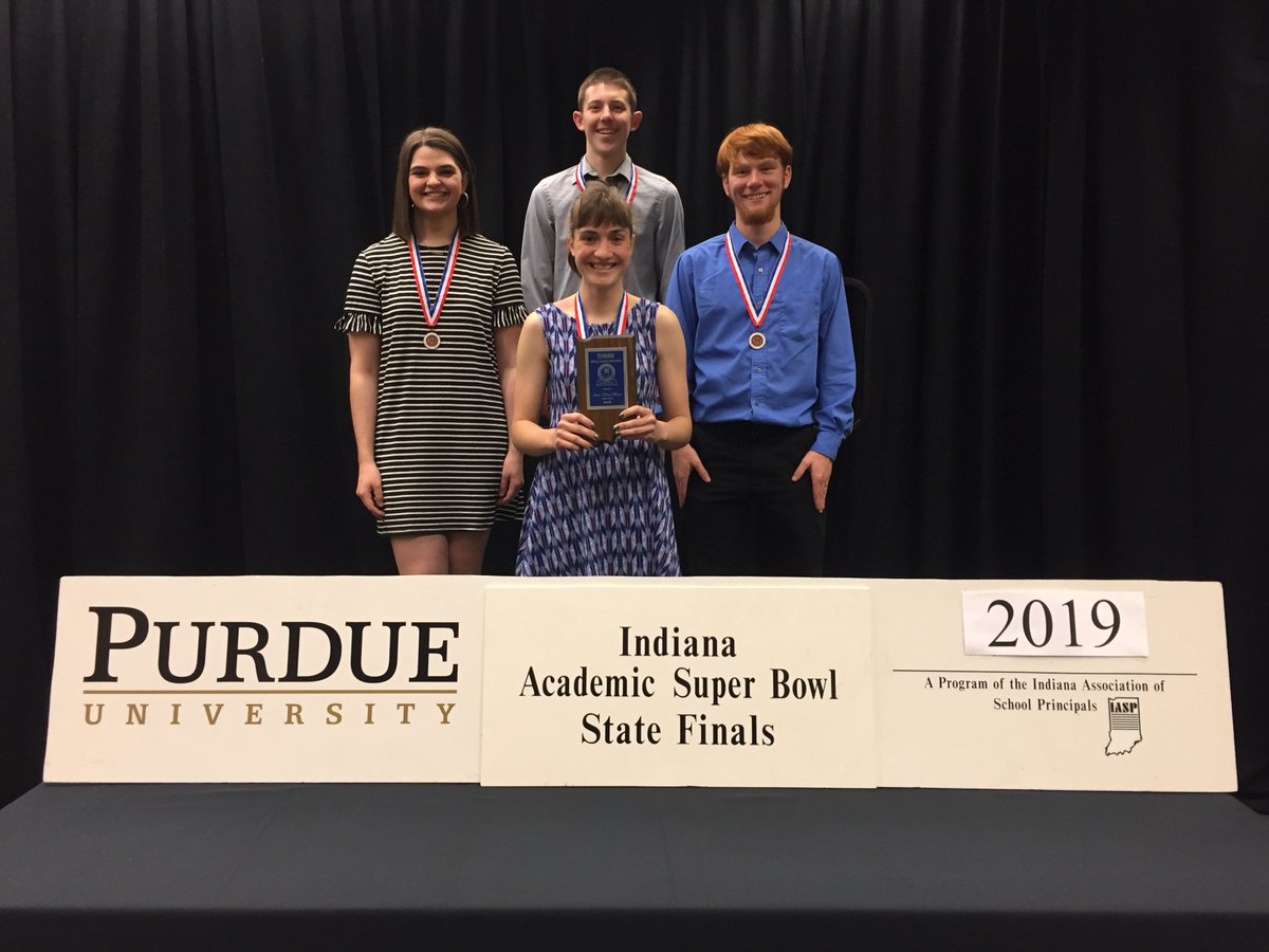 WinamacHigh's tweet photo. WCHS Math Super Bowl Third Place!  Way to go team! https://t.co/Ao5rek8sql