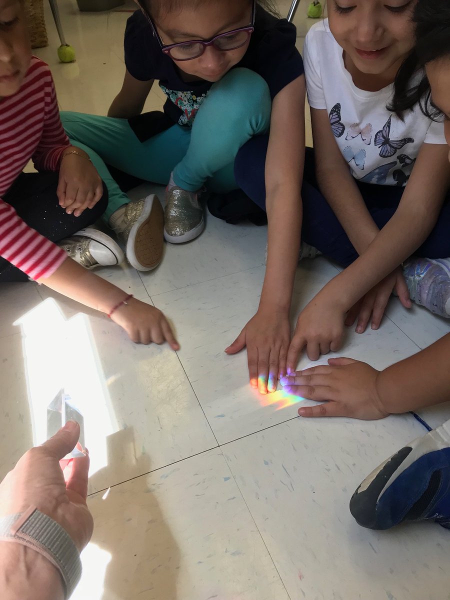 We found Roy G. Biv in the art room today ❤️🎨 ⁦<a href="/daviscfb/">Dale B. Davis Elementary</a>⁩