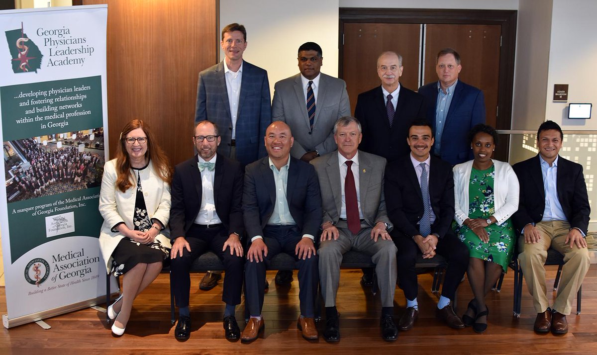 MAG1849's tweet image. A diverse mix of physicians from across the state graduated from the 11th class of the Medical Association of Georgia (MAG) Foundation’s Georgia Physicians Leadership Academy (GPLA) in a ceremony that took place in Atlanta on May 4. t.e2ma.net/webview/cfg1rb…