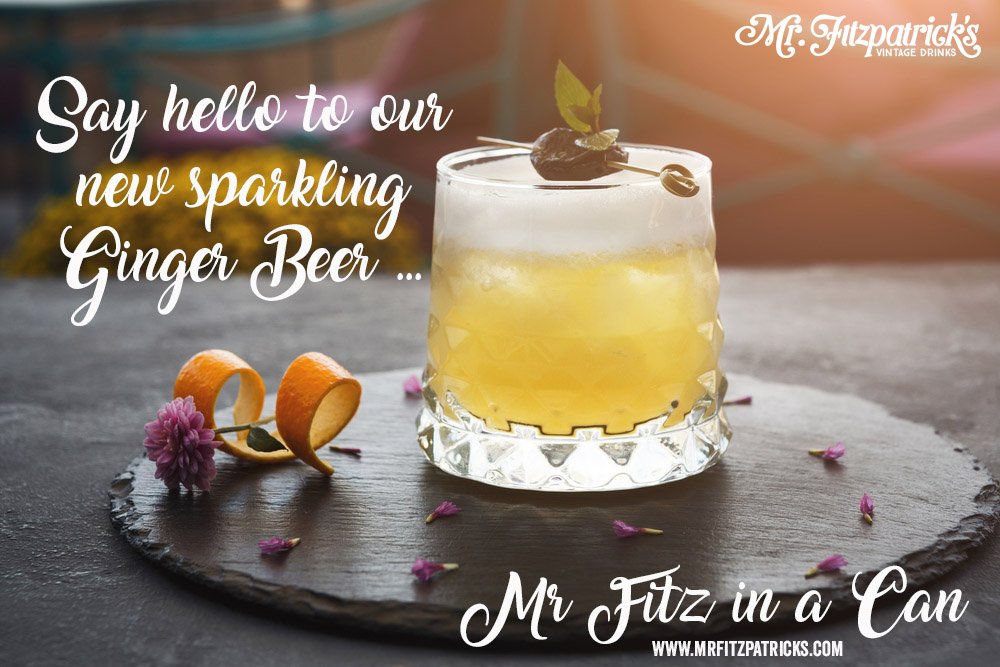 vintagecordials's tweet image. This month we are all about GINGER - celebrating the launch of our new carbonated range  Mr Fitz in a Can - just look at our Ginger Beer 😍
Look out for exciting ginger infused food, mocktail &amp;amp; cocktail recipes throughout the month of May!
#gingerrules #itsallabouttheginger