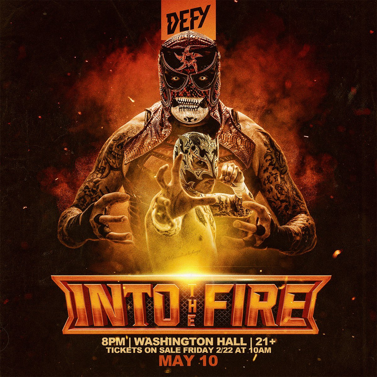 defyNW's tweet photo. Happy #DEFYweek!!!! This Friday we jump INTO THE FIRE!! 🔥 SRO TIX: https://t.co/DFWDGOJ8Jj https://t.co/XFAvVbTK2h