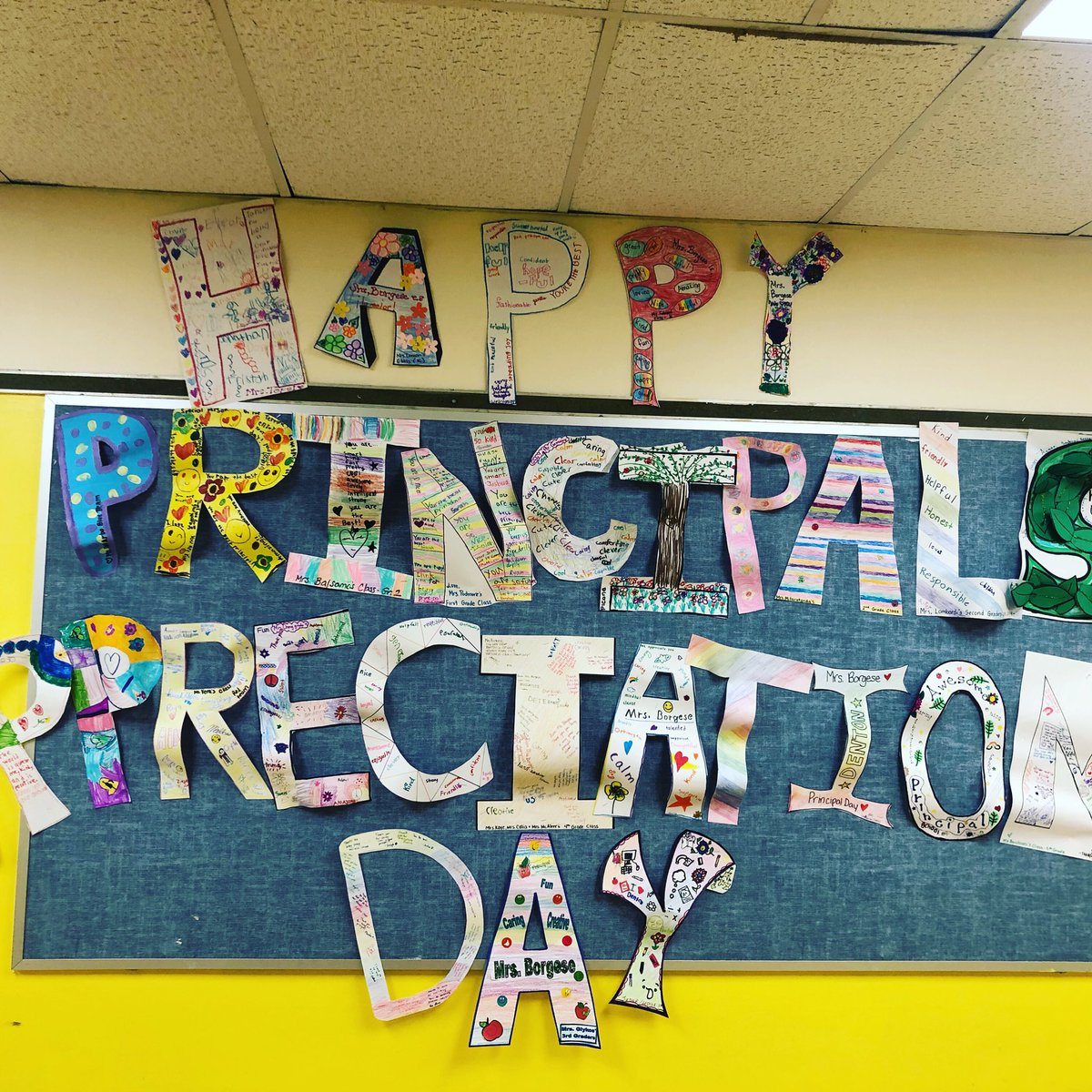 When your staff and students appreciate you! Love my job! Thank you!!!