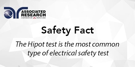 ARHypot's tweet image. Are you #Hipot Testing? If so, we&apos;d like to help! We&apos;ve created a short video all about #HipotTesting to make electrical safety testing easier for you and your company. To learn more about Hipot testing watch here: bit.ly/2ZVLxtf
