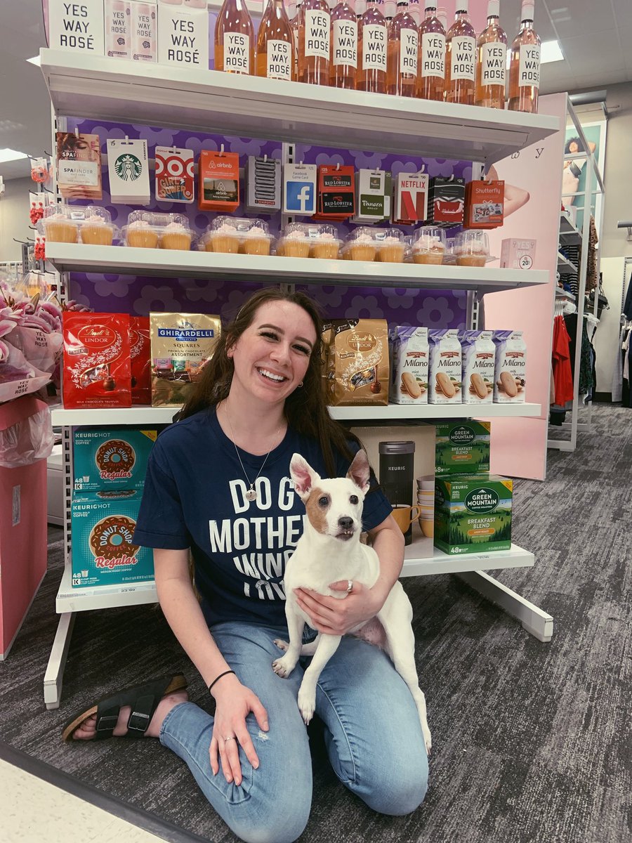 🐾 Mother’s Day is for dog moms too🐾                                                  

Raise ur hand if u need this shirt! 🙋‍♀️                             

Beauty consultant <a href="/Bambi_Blu/">Bambi Bliss</a> has a #targetdog lookalike named Luna!! #shedoesntevendrinkwine