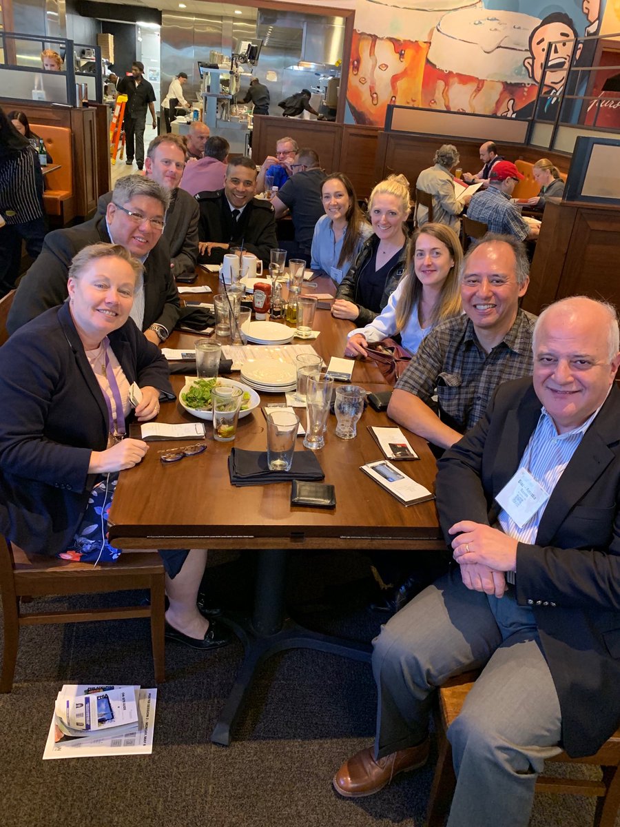 Great mini meeting of the ⁦@enigmabrains⁩ Brain Injury group at #AAN2019!