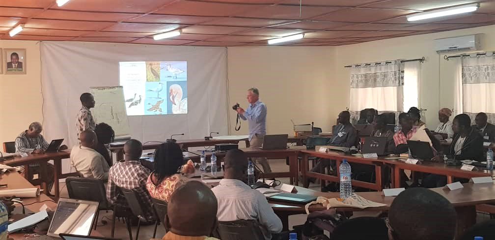 bees_ong's tweet photo. L'atelier de #formation des formateurs sur l'approche "la voie de #migration" pour la #conservation et l'utilisation durable des #oiseaux d'eau et des #zones humides regroupe plus de 18 pays depuis ce lundi matin à #Cotonou https://t.co/yPLqFN2rAh
