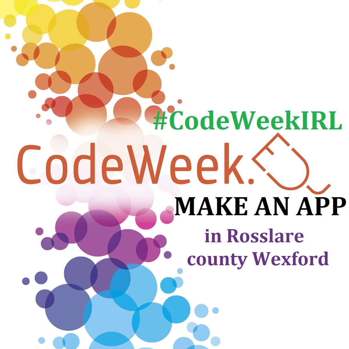 Zita_eskills's tweet image. COMPUTER SCIENCE and CODING are important life skills and should be taught all the time! I decided to start early. MAKE AN APP Saturday 29th of June 2019 at 11:00 in Rosslare, #Wexford #CodeWeekIRL #CodeWeek #CodeWeekEU
codeweek.eu/events/209306