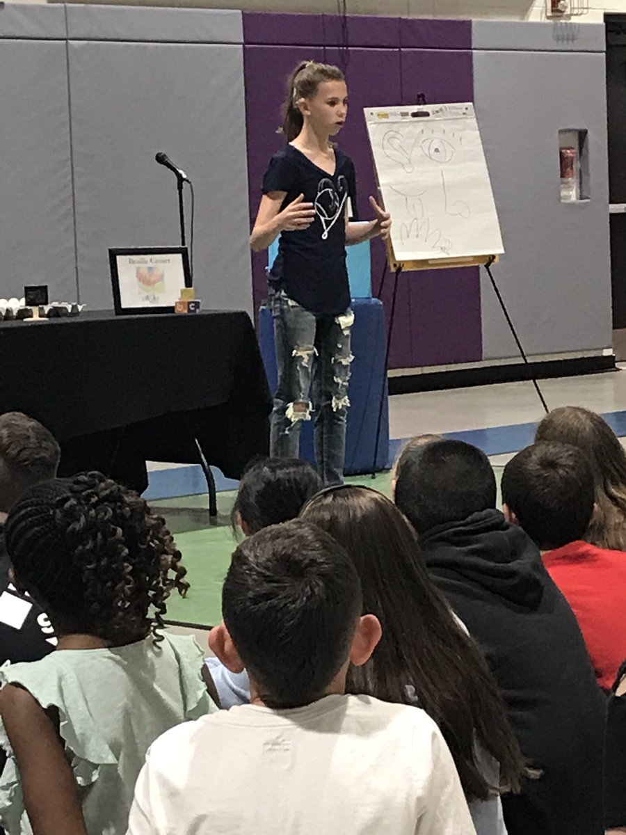 schirratigers's tweet photo. Thank you @AvasVoice for visiting our 5th grade and teaching our students about Usher Syndrome. @VoorheesPTA https://t.co/d1Kg54IwQ4