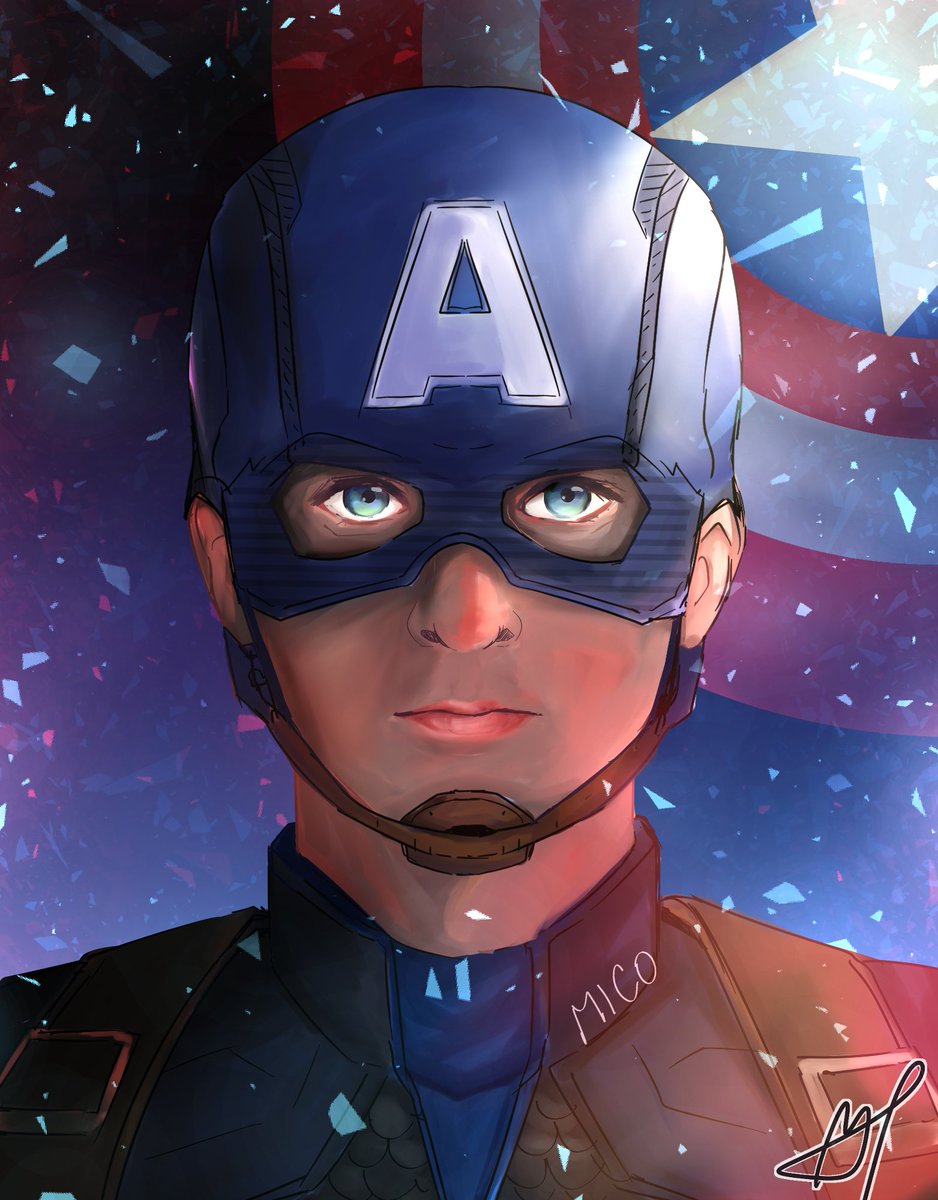 Micowo On Twitter Captain America Https T Co Vakyxjxomm Chrisevans Steverogers Captainamerica Marvel Mcu キャプテンアメリカ Avengersendgame Avengers アベンジャーズ マーベル Endgame Art Illustration イラスト イラスト好き