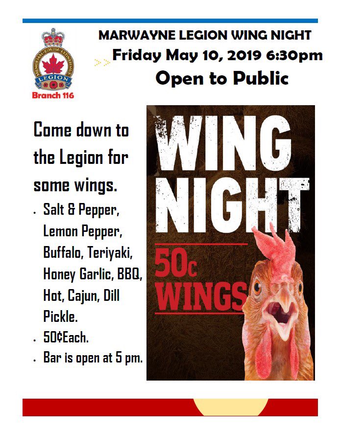Friendly reminder to come down to the legion hall this Friday. #goodtimes