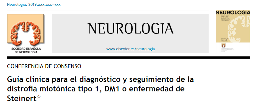 Federacion_ASEM's tweet photo. Facilitamos el enlace a la publicación 📚"Guía clínica para el diagnóstico y seguimiento de la distrofia miotónica tipo1, DM1 o enfermedad de Steinert" realizada por la @seneurologia 🧠
👉https://t.co/frWiakLEoQ
#steinert #neurologia #neuromuscular #DM1 https://t.co/NsCkXb12io