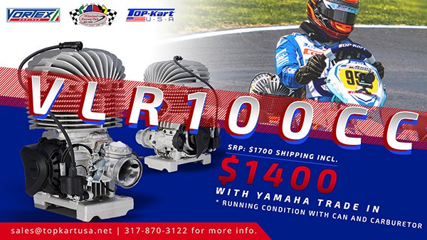 Top Kart USA (@topkartusa) on Twitter photo Top Kart USA & Whiteland Raceway Park Offer Vortex Engine Package Promotions for Micro/Mini and VLR100cc Engines To Local Market - topkartusa.net/top-kart-usa-p…
<a href="/vortexengines/">Vortex Engines</a>
#RokCupUSA
#RaceWRP
#LetsGetRoking Top Kart USA & Whiteland Raceway Park Offer Vortex Engine Package Promotions for Micro/Mini and VLR100cc Engines To Local Market - topkartusa.net/top-kart-usa-p…
<a href="/vortexengines/">Vortex Engines</a>
#RokCupUSA
#RaceWRP
#LetsGetRoking