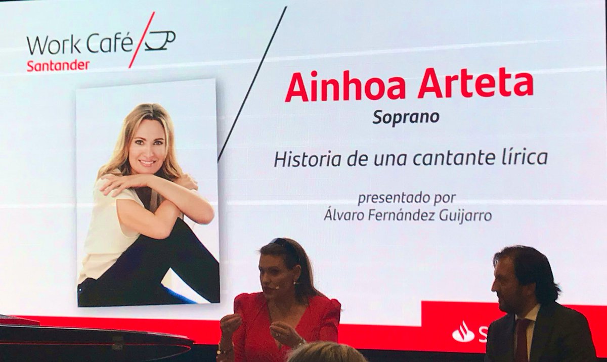 rosaallegue's tweet photo. Escuchar a @Ainhoarteta cantar es una maravilla. Y escucharla hablar también. La voz es el único instrumento vivo y TODOS tenemos que ejercitarla. https://t.co/7PEuMQSq7z