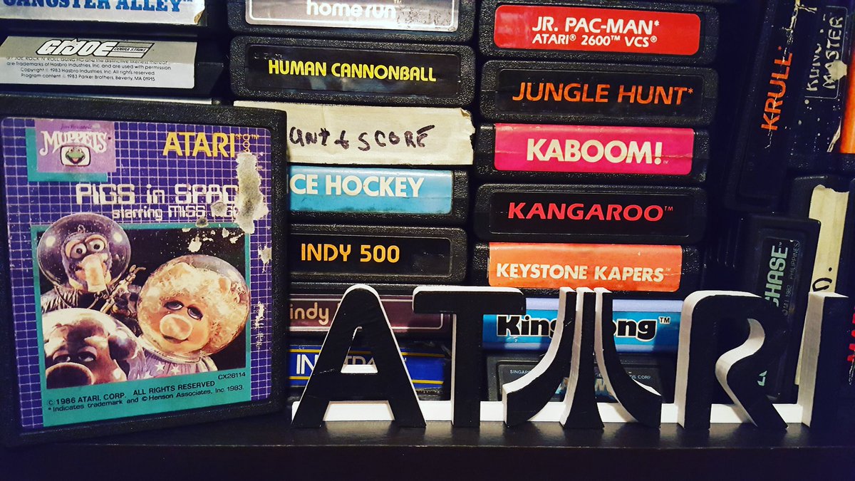 mikeretrogamer's tweet photo. Game of the day, Pigs in Space for the Atari 2600.
#videogames #videogame #atari2600 #Atari #atari #retro #retrovideogames #retrovideogame #retrogames #RETROGAMING #retrogamer #retrogame #GamerTimeDiscord #Gamer #gamersunite #game https://t.co/qLA195aPQO