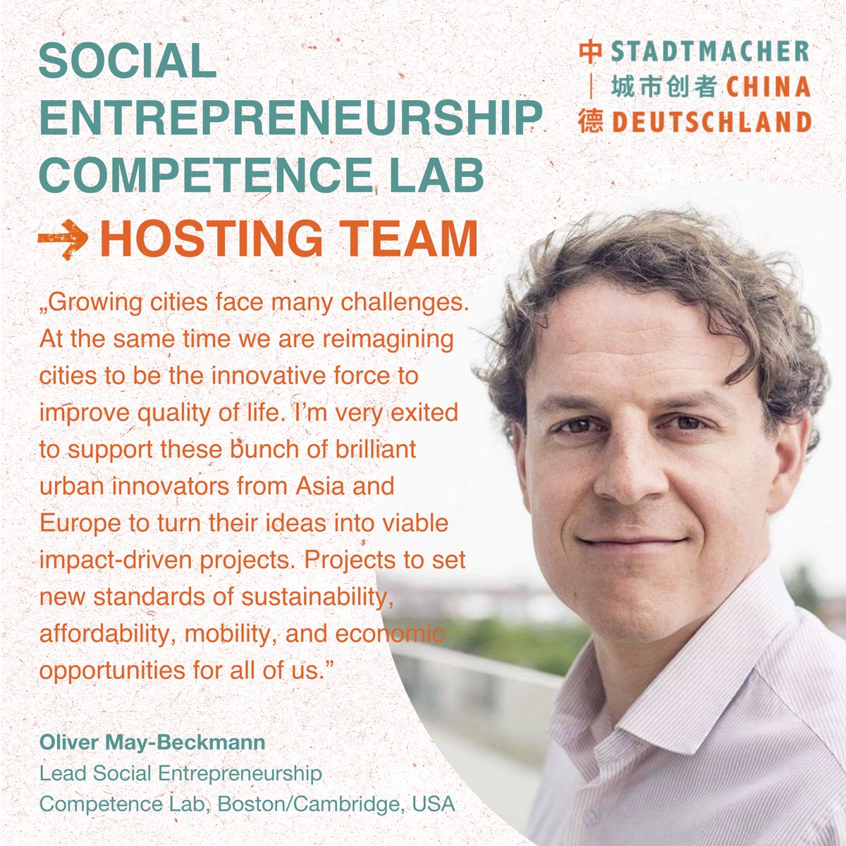 OBeckmann's tweet photo. “All the bags are packed, we’re ready to go…” Just a few days before the #SocEnt Competence Lab for CITYMAKERS from Asia and Europe will start and we just can’t wait it! Please meet today PART 1 of the hosting team behind the lab. #CITYMAKERSLAB @BoschStiftung @tarekabdelal https://t.co/Mt0rT8Wtcw