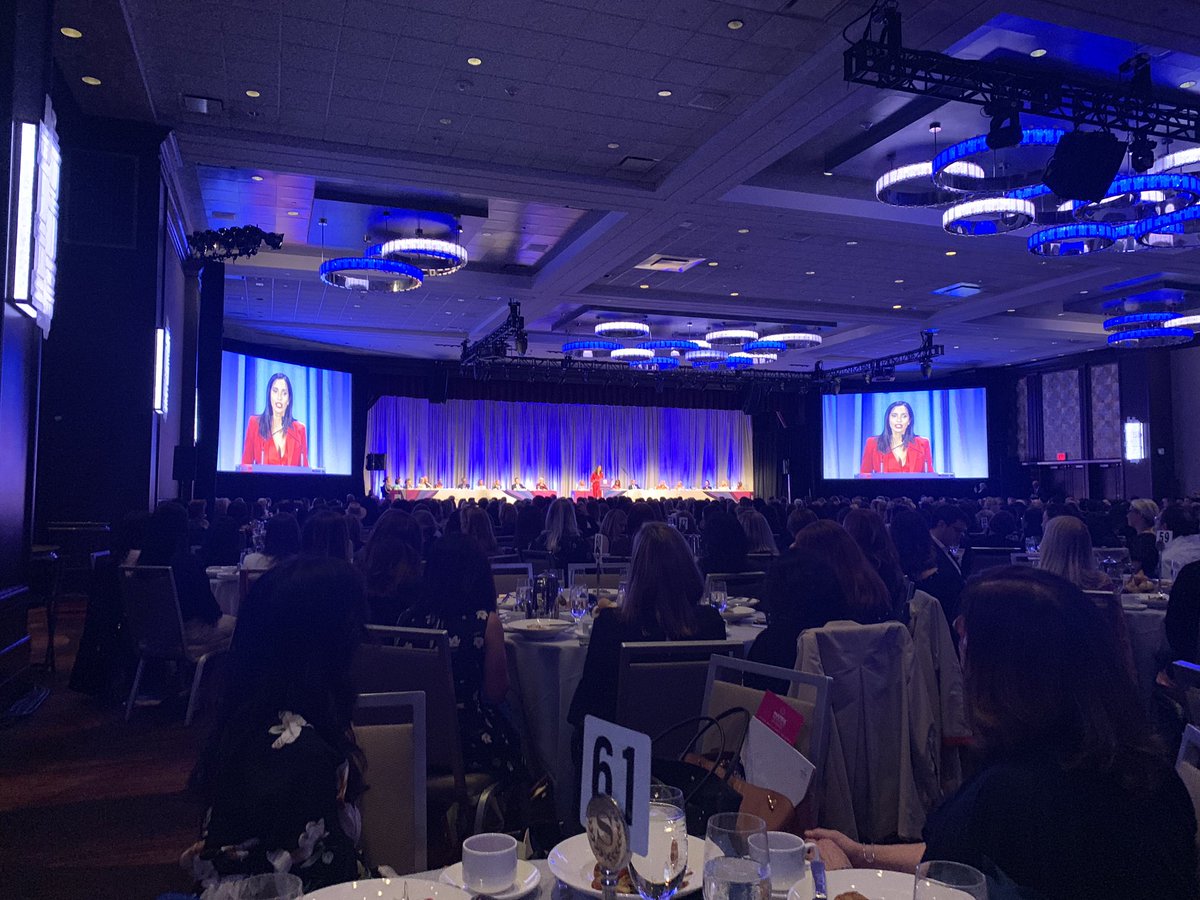 Laura_Brusca's tweet photo. So inspired by all of the incredible women being honored today at @NYWICI Matrix Awards #matrix2019 https://t.co/q9KTjxeMOq