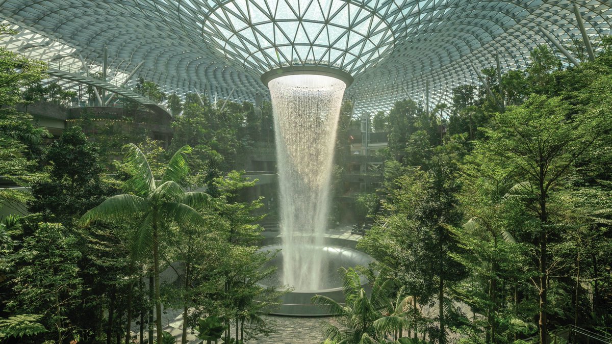 Jewel Changi Airport by @SafdieArchs.  bit.ly/2DV3rmp