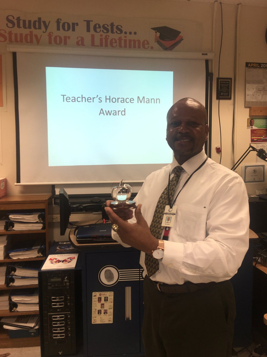 Congratulations to Mr. Alford, NWHS Horace Mann Teacher of the Month Award!
