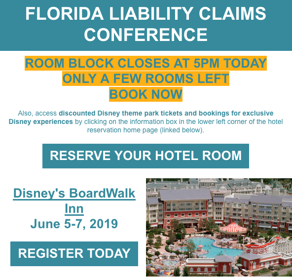 FLCC ROOM BLOCK <a href="/Disney/">Disney</a> CLOSES AT 5PM! There are only a few rooms left! Reserve your spot now! book.passkey.com/event/49827518…