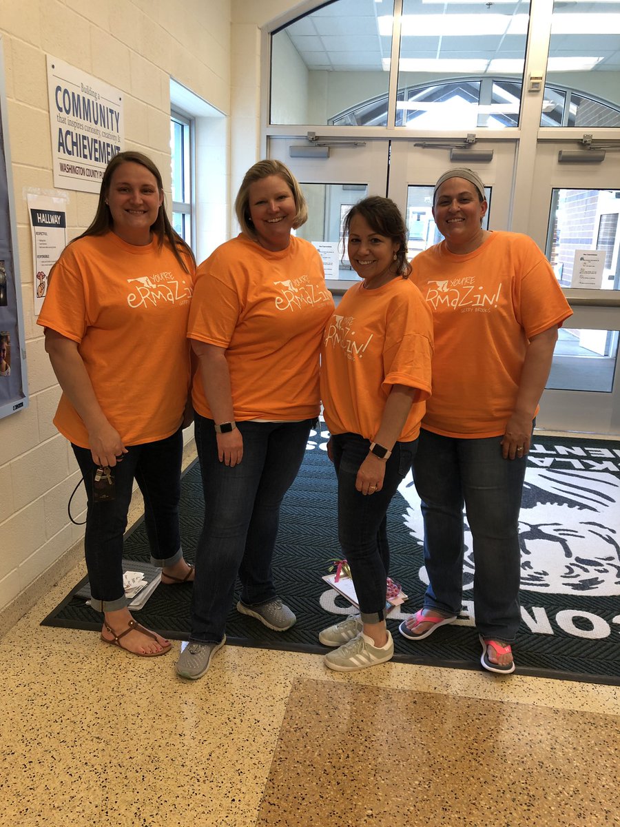 Celebrating TeachEr Appreciation Week with our <a href="/gerrybrooksprin/">gerry brooks</a> shirts from #commonground19 we are ermazin!