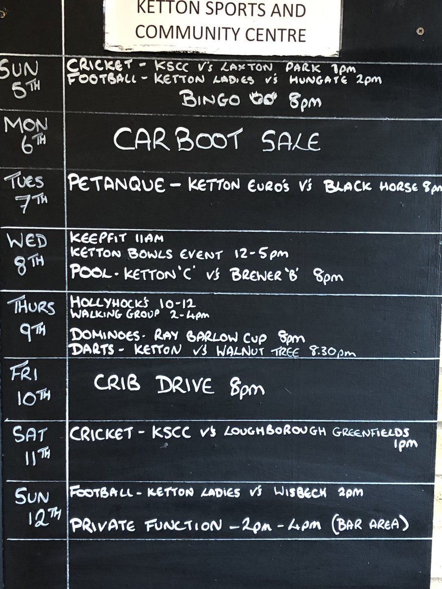 *** What’s on at KSCC this week ***