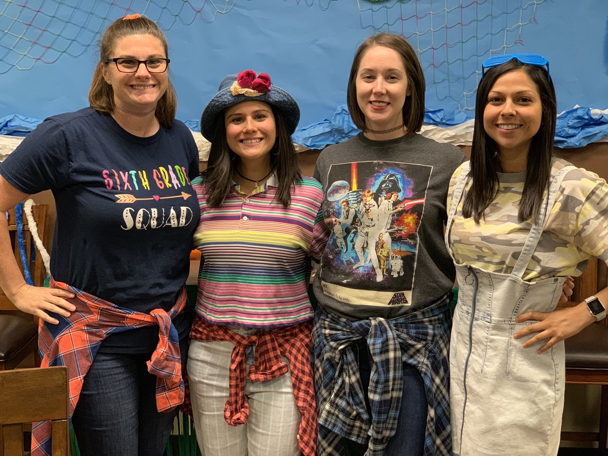 90’s Grunge Day for our @lead4ward Rocking Review @CISDMartin #DressUpDays #6thGradeSquad #CharacterIsBlackandGold @MsEscobedo6th @mrs_helms311 @alek_turner