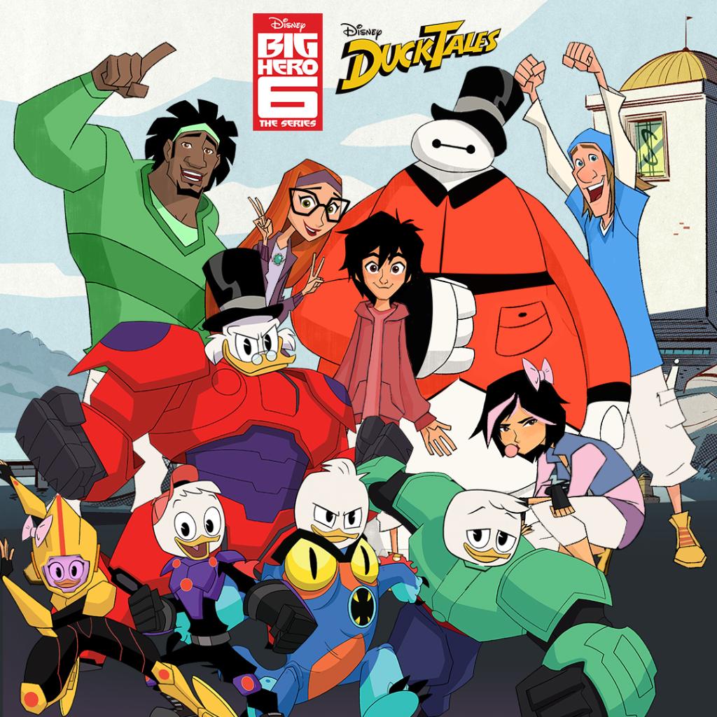 Suit up for #DuckTales & #BigHero6! This week and next @DisneyChannel's dropping NEW back-to-back episodes every day at 3pm!