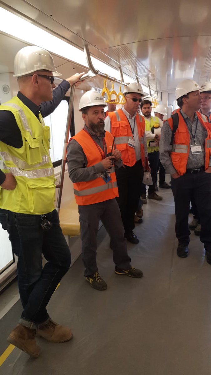Bahnindustrie_D's tweet photo. #VDB- #GermanRailwayIndustry Delegation in Peru: Visit at the construction site of #MetroLinea2. Kick off to a delegation trip through #LatinAmerica forming new partnerships and discovering fascinating opportunities. #VDBeXport #MobilityReinvented https://t.co/vdM5pFc9CH