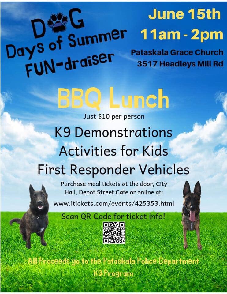 Please join us for our #K9 fundraiser #Pataskala #Pataskalapd