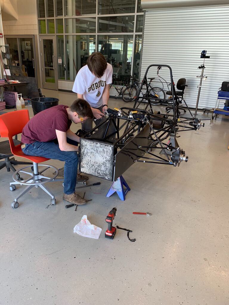 PElectricRacing's tweet photo. It's (lug)nuts to think about how quickly competition is approaching! https://t.co/IeLvD57mc2