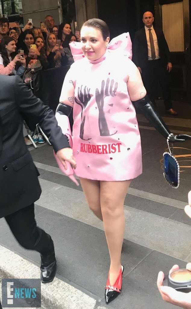 Lena Dunham has arrived and we’re hoping she leaves soon. #METGala