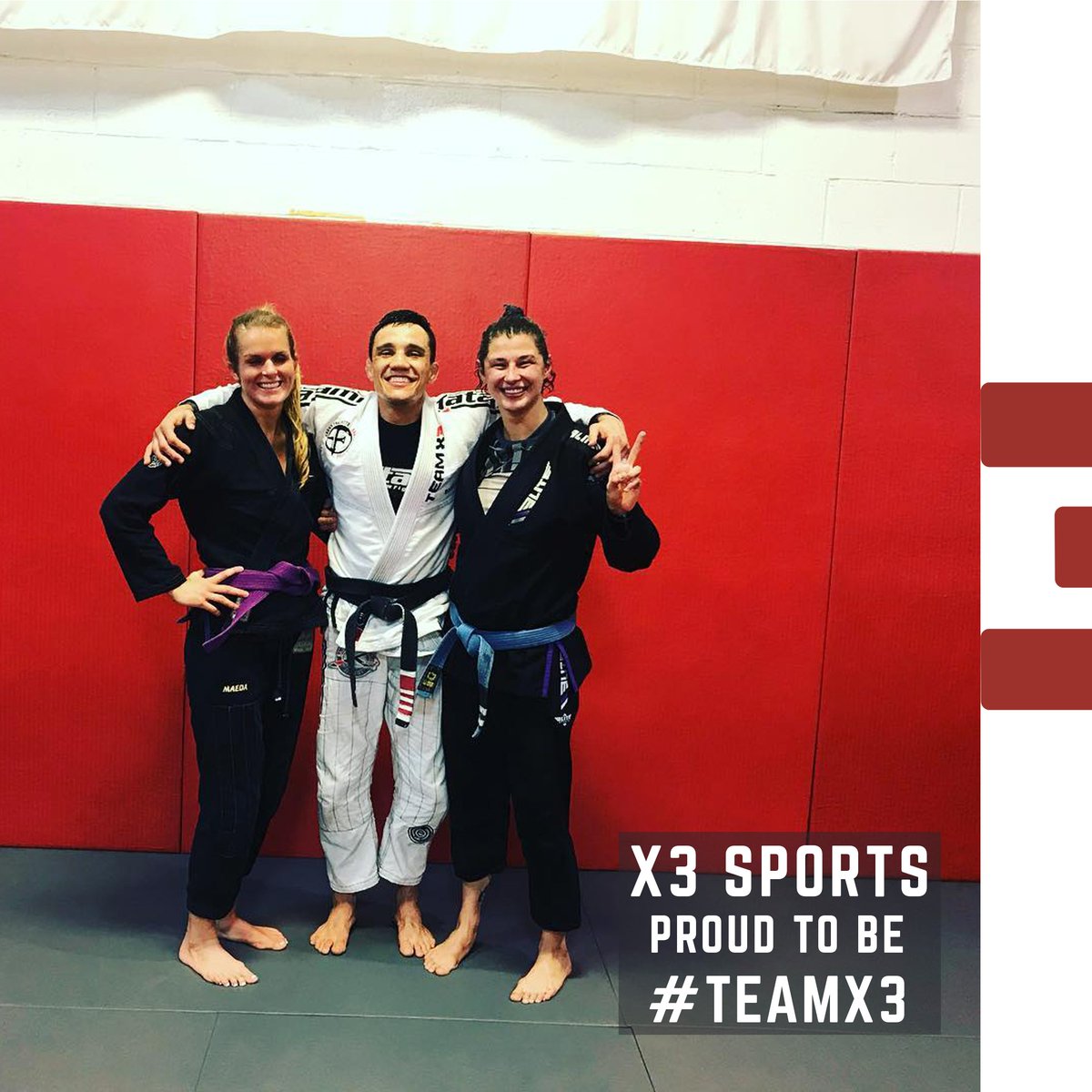 x3sports's tweet photo. Proud To Be #TeamX3!
📍: @X3SportsWestMidtown
🥋: @JesseDiane6 @BrunoFrazatto & @EmmaMatiaBJJ
#jitjitsu #cuddles #bjj #competition #ibjjf #namaste #asana #jits #jitslife #mma #stretch #feelgood #strength #flexibility #posture #balance #strong #wrestling #fitspo #motivation https://t.co/eZ9SBld4xp
