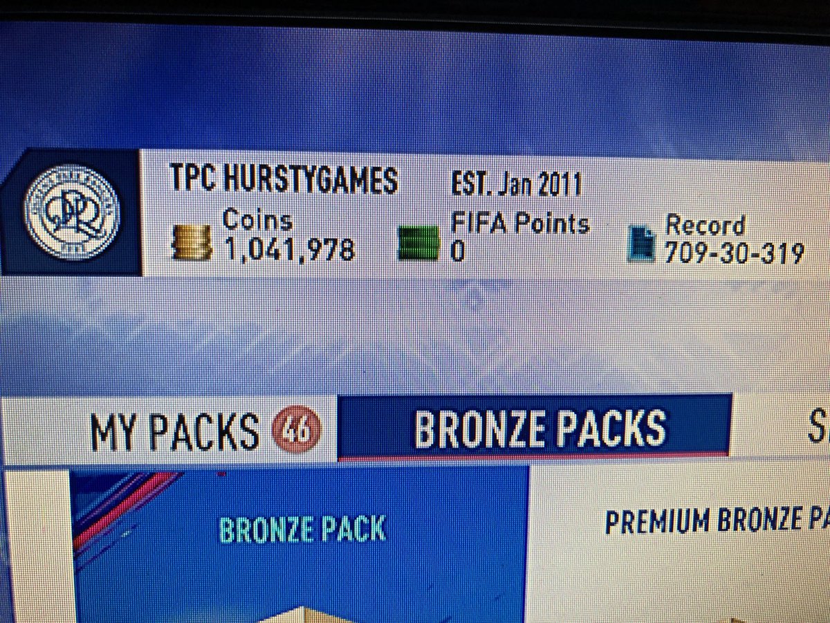 HurstyGames's tweet photo. The bronze packs have done it, 1 MILL! Madness! Now we stack more packs, and repeat! TOTS... im coming for you... hopefully 😂 #fifa19 #youtube #stremer #trading #bronzepacks #ihurtnow https://t.co/0FrRZqqFf8
