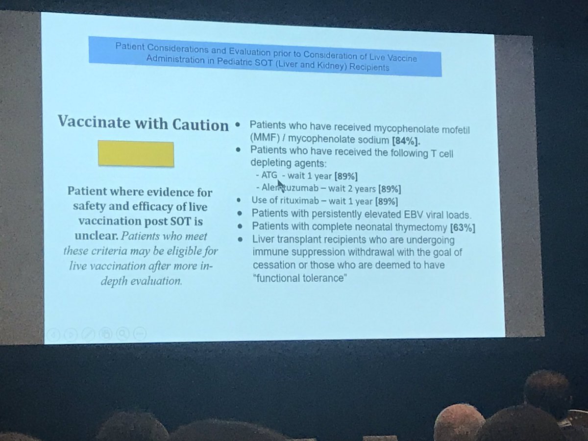 _Abdullah_MD_'s tweet photo. #capn #ttsorg #IPTA2019 #ASPNeph Dr U.Allen talk about live vaccine post Tx https://t.co/fx5K8eYHj9