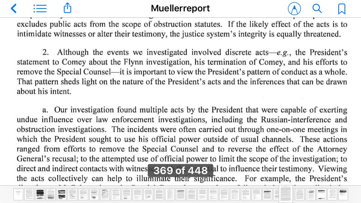 82. “Pattern of Conduct”SOC says evidence points to a pattern of conduct revealing Trump’s personally motived by the legitimacy of his election being called into questioned and how certain events could be seen as criminal activity. Perspective: Explains repeated obstruction.